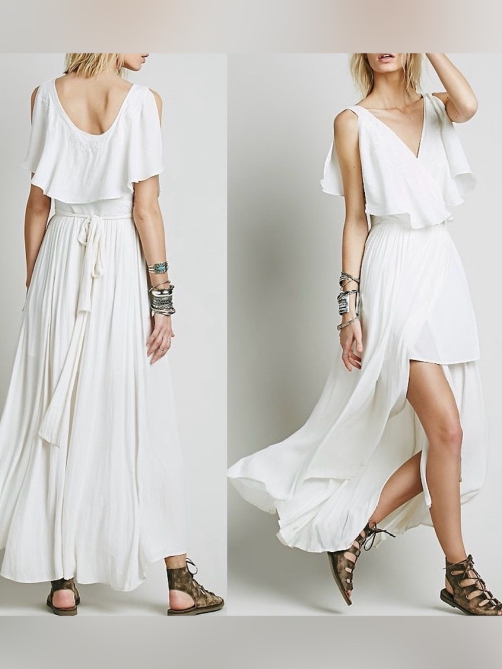 Free People Flowy Wrap Dress